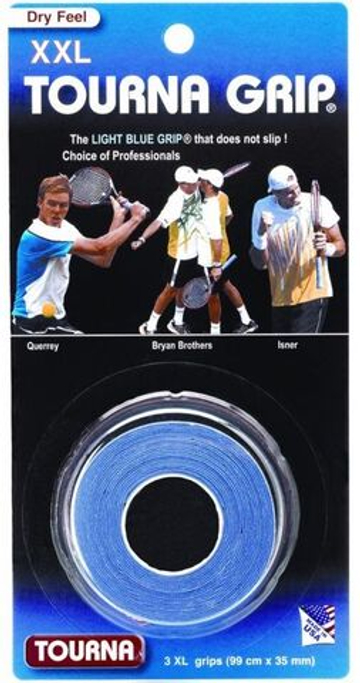 Намотки теннисные Tourna Grip XXL 3P - light blue