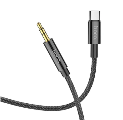 Кабель HOCO UPA19 Type-C(m) - 3.5 Jack(m) 1м Silver