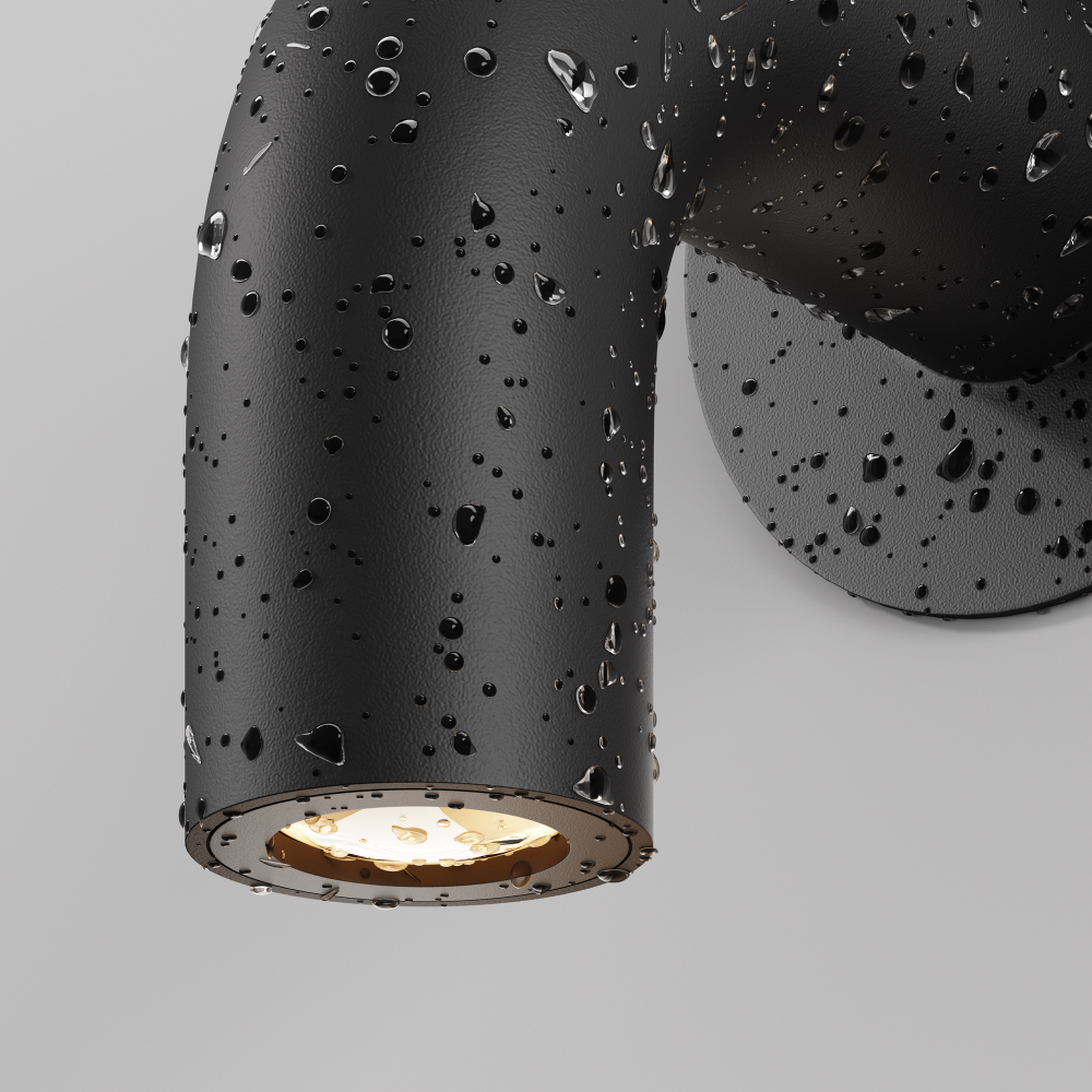 Уличный настенный светильник Outdoor O477WL-L2GF3K