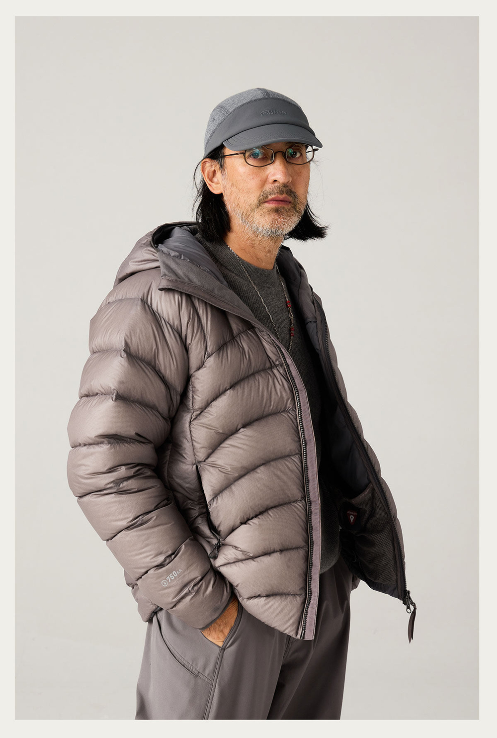 Пуховик Nothomme Blue 750 Fill Power Lightweight Packable Hooded Down Jacket for Men