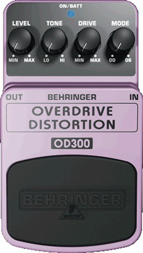 BEHRINGER OD300 - педаль эффектов овердрайв/ дисторшн (2-х режимный)