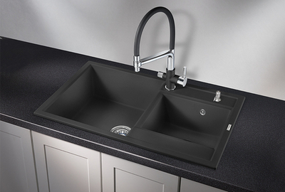 Granula 8201, ТУРМАЛИН, кухонная мойка, кварц