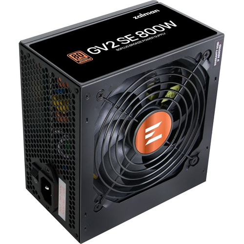 Блок питания Zalman 800W GV2 SE, 120 мм, 80 PLUS Bronze (ZM800-GV2SE)