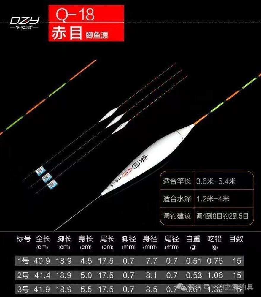 Спортивные поплавки для ловли карася. Модель Q-18.