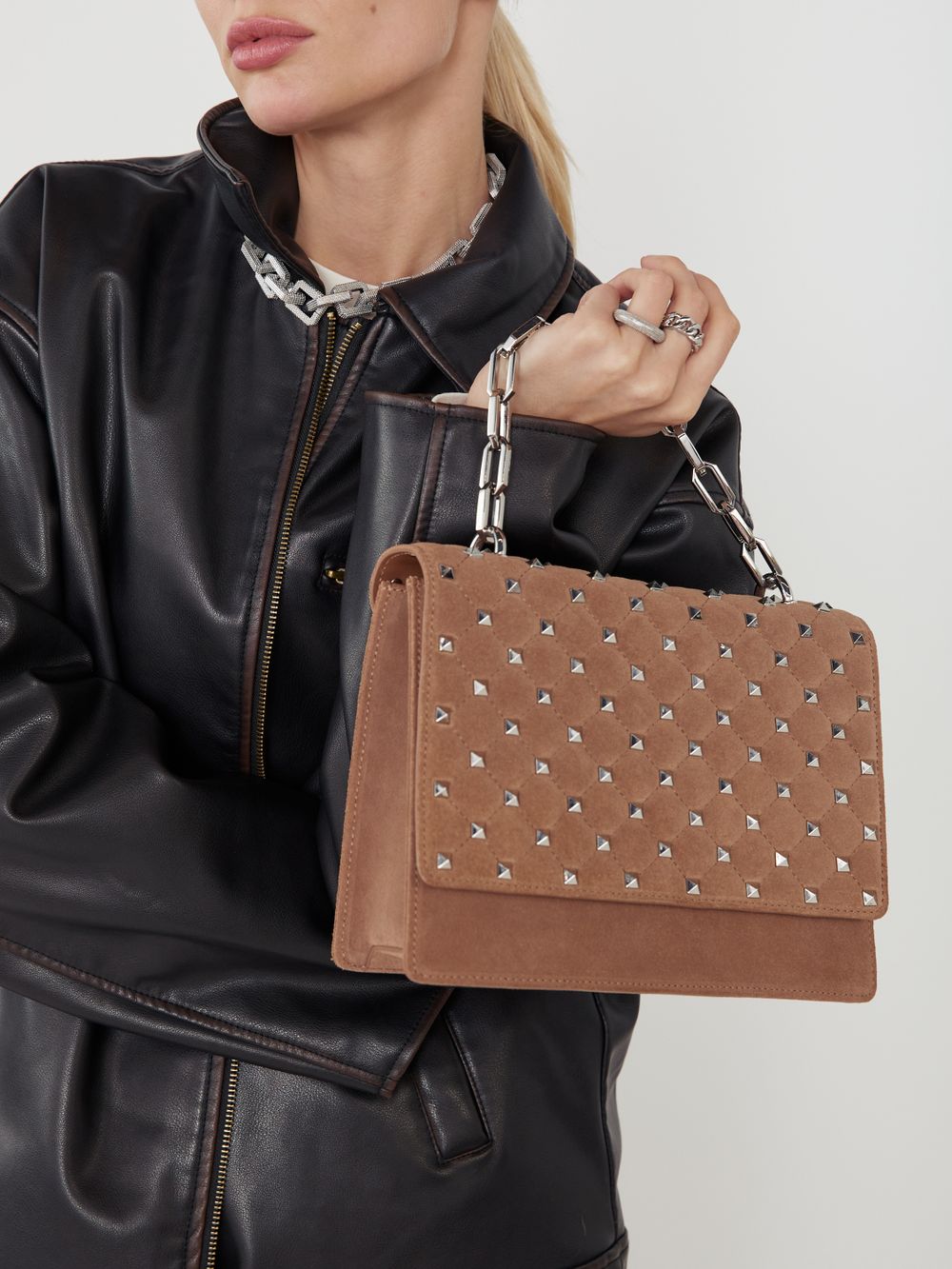 BAD GIRL LARGE BAG CARAMEL