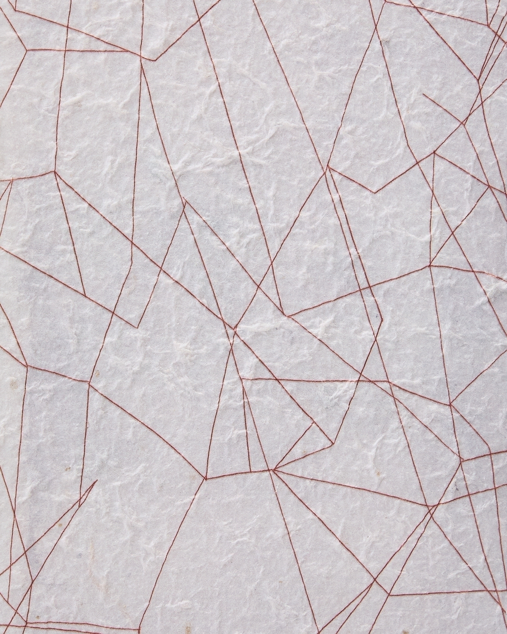 Durkan Абстрактная картина на переработанной бумаге белая 30 x 40 см