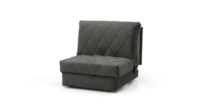 Кресло-кровать Римус Vivaldi 37 96*110*92 см, Серый Велюр Аккордеон Фиеста