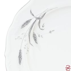 Блюдо круглое 32 см Repast Серебряные колосья