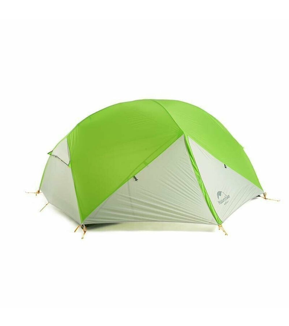 Палатка  Naturehike Mongar NH17T007-M  20D,двухместная сверхлегкая, зелено-белая, 6927595726051