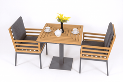 Стол обеденный ЭГМОНТ из тика 80x80