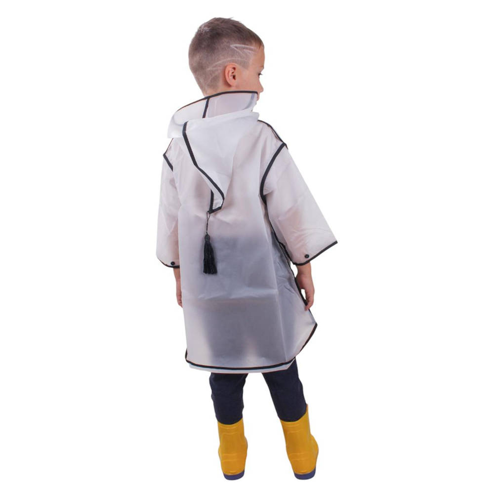 Дождевик с капюшоном 2 цвета микс, размер M