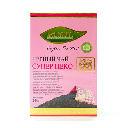 Чай черный Lakruti Super Pekoe, 200 г