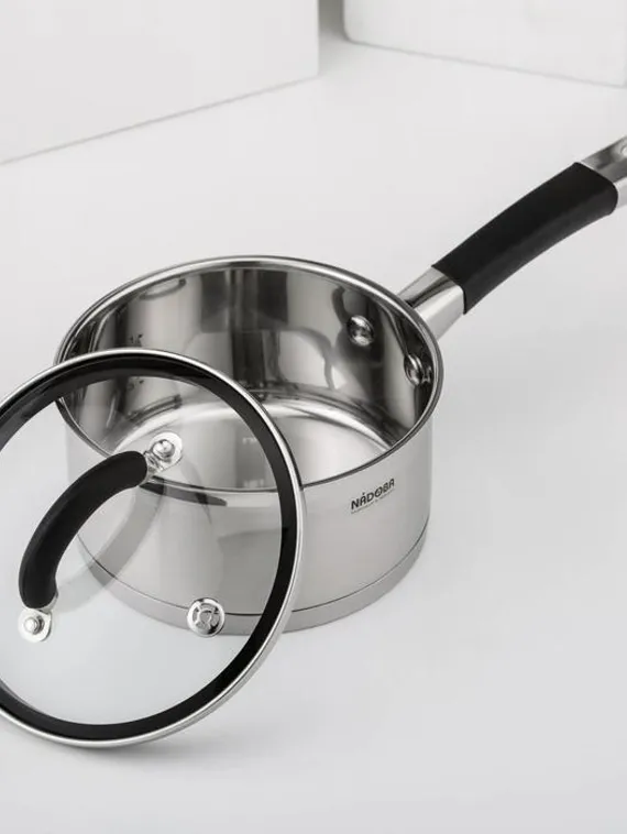 Набор кастрюль NÁDOBA OLINA, 3 шт: 1,5 л, 3,2 л, 6л