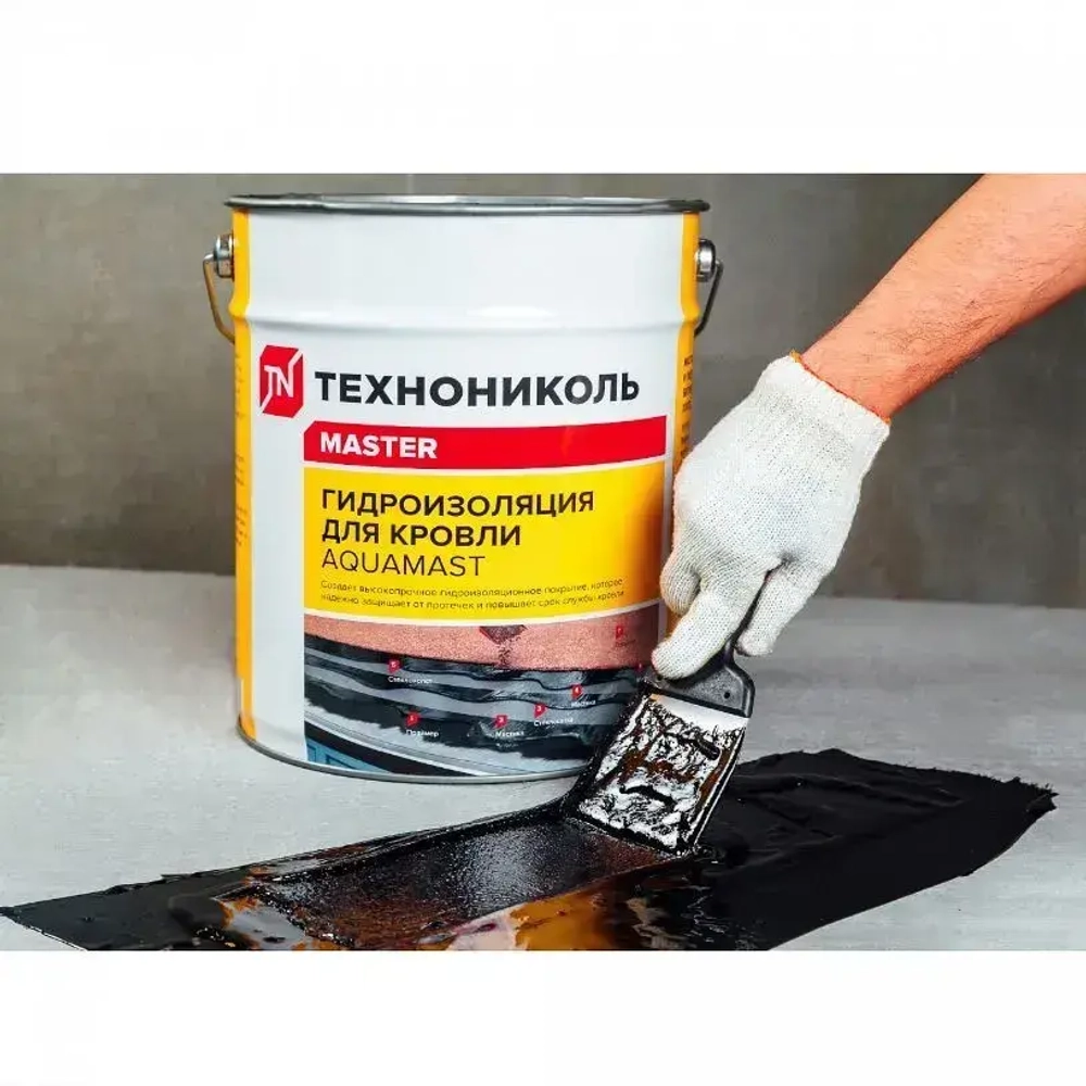 Мастика битумно-резиновая AquaMast для кровли
