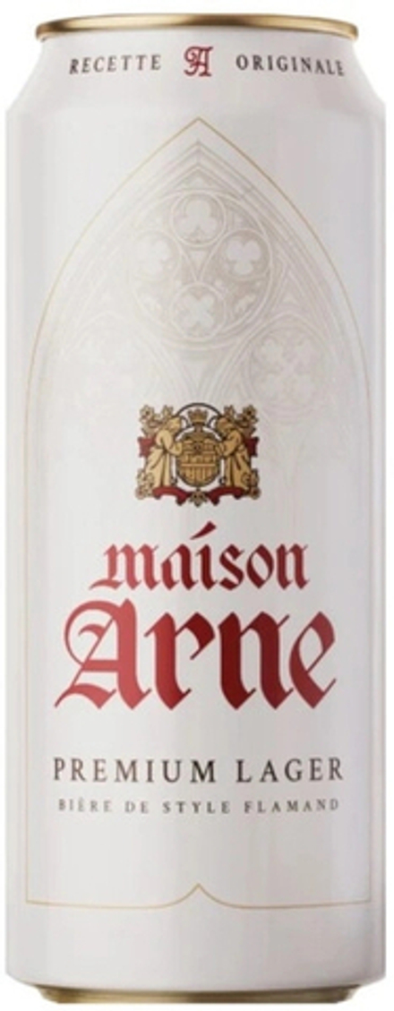 Пиво Мейзон Арне Премиум Лагер / Maison Arne Premium Lager 0.43 - банка