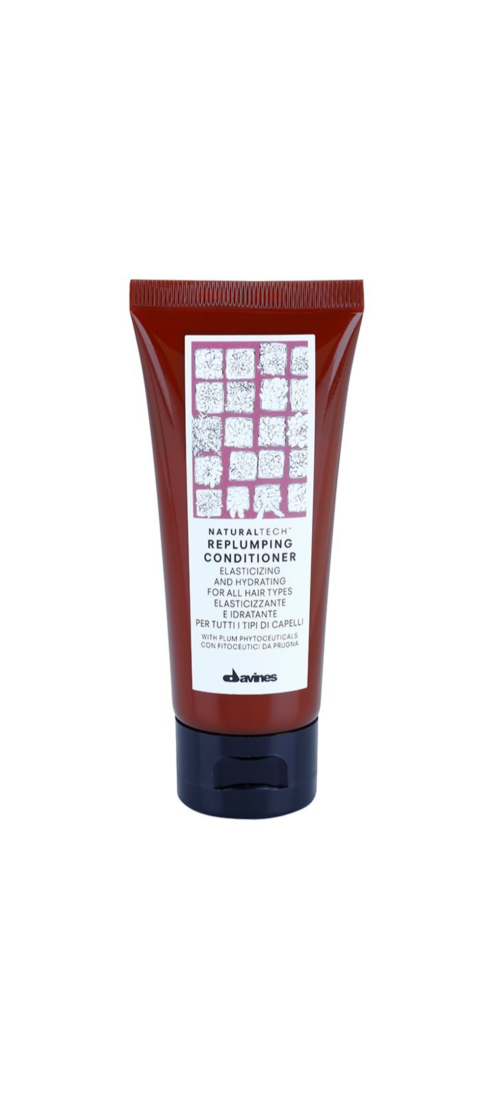 Davines Naturaltech Replumping Conditioner - увлажняющий кондиционер для легкого распутывания волос /   60  ml  / GTIN 8004608245186