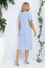 Платье Цветы Лета (голубое) П13057-18М LT Collection