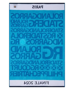 Полотенце теннисноеCarre Blanc x Roland Garros Player's Final Towel - небесный