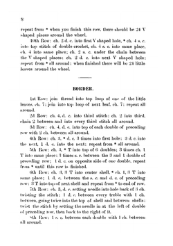 Instructions for crochet work | unknown