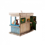 Газетный киоск "Союзпечать. Сборная модель из картона.