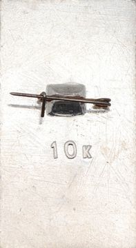 Значок «Рыбинск - Турист, бюро путешествий и экскурсий», СССР, Булавка