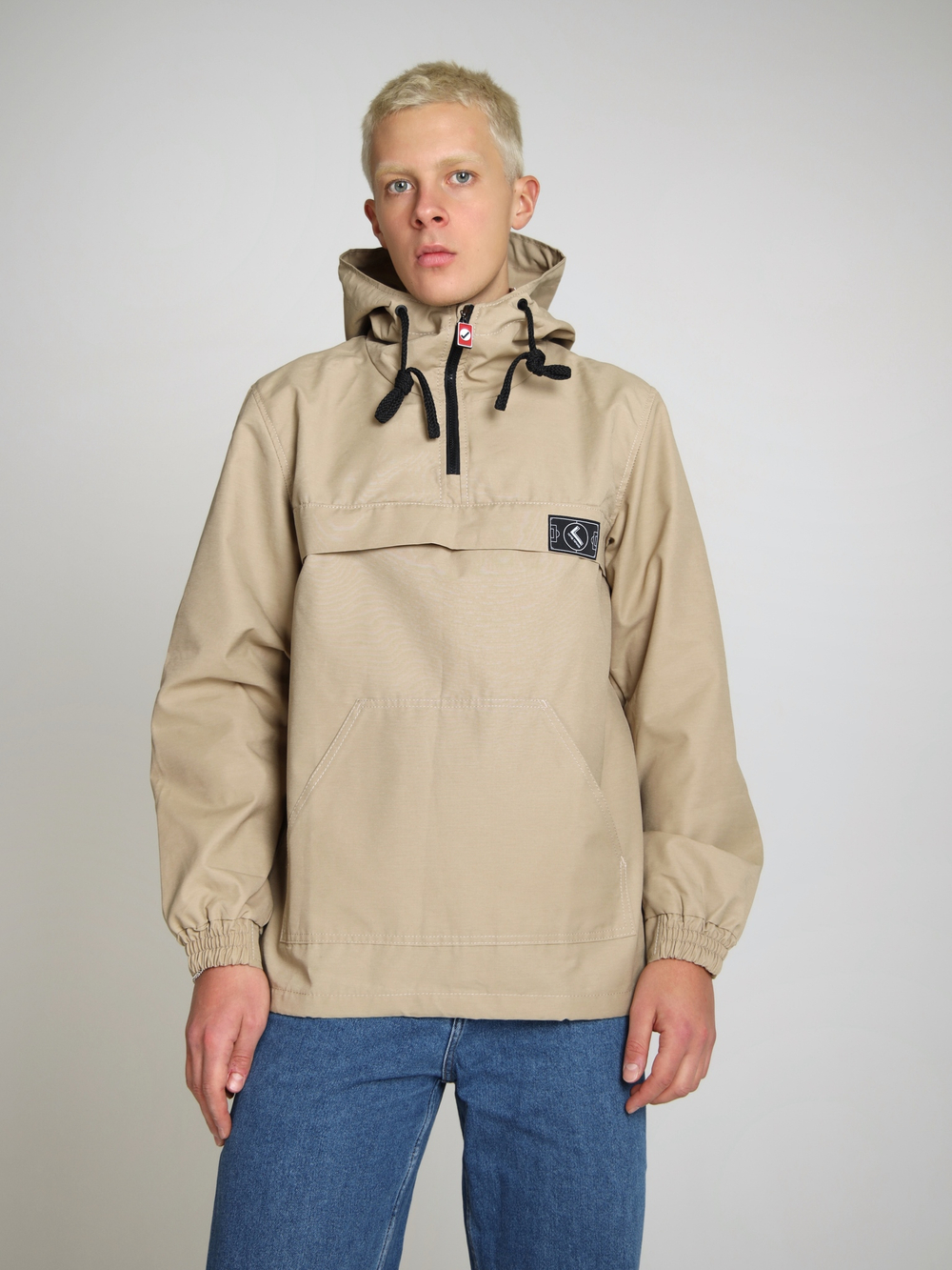 Анорак мужской без утеплителя бежевый Город Горький