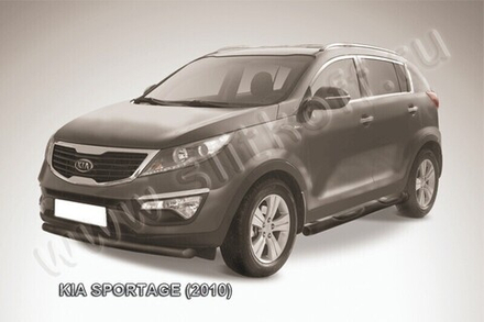 Защита переднего бампера Kia Sportage (2010-2016) d76 черная