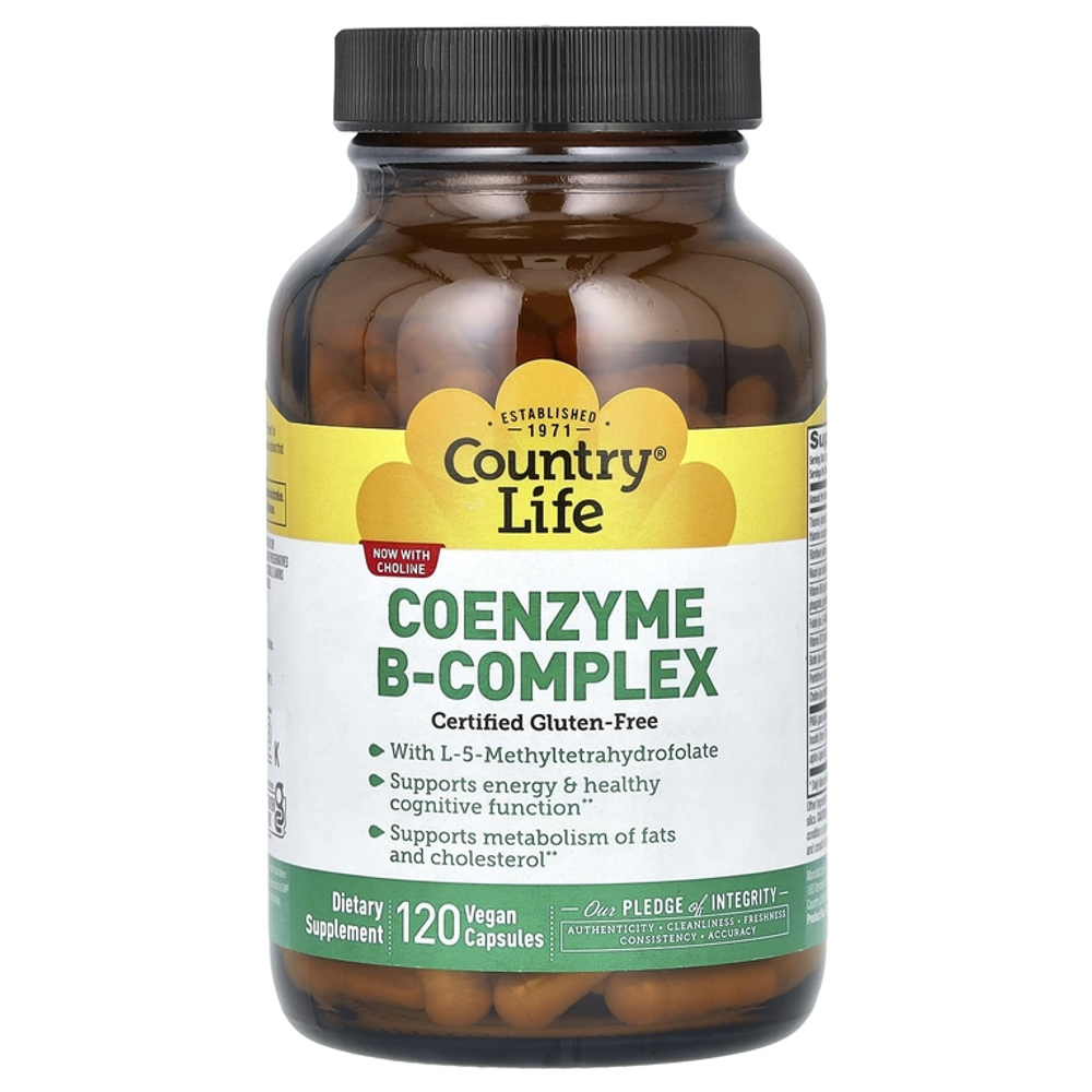 Country Life coenzyme B-complex 120 vegcaps.