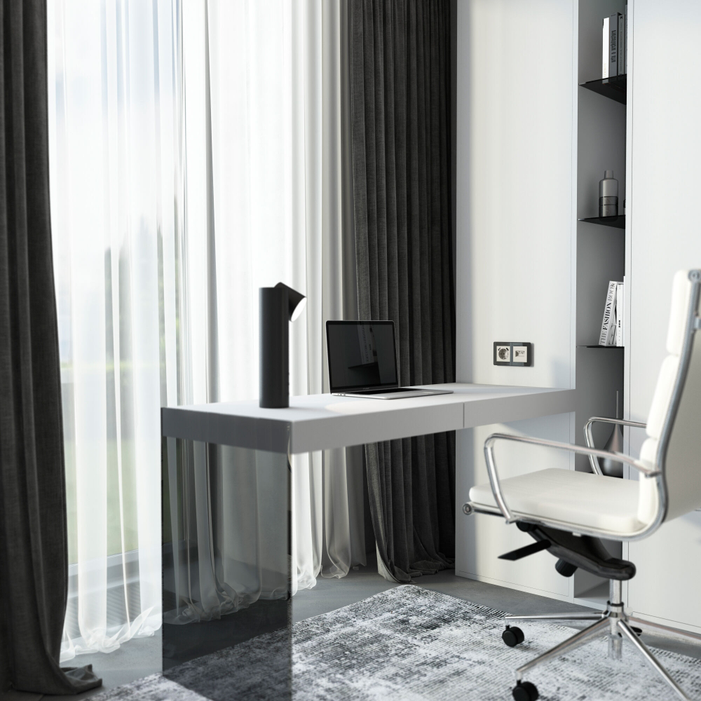 Накладка для двойной розетки Еthernet RJ-45 (дымчатый) W1291104