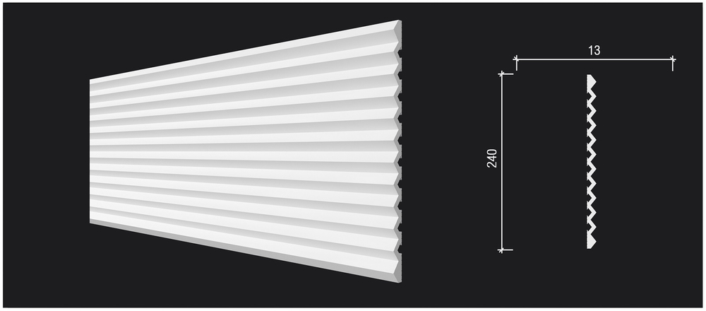Декоративная панель DD912(2.8м)