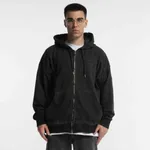Худи Dissident Zip DDesigns in Garment Dyed Black