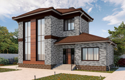 АМК фасад кирпич микс 200