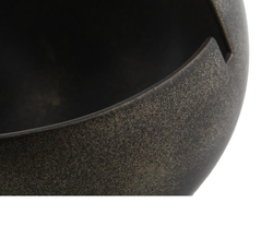 Элитная ваза декоративная Bronze круглая низкая от S. Bernardo