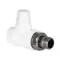 Клапан запорный TEBO сварка НР 25*3/4&quot; прямой белый 35292