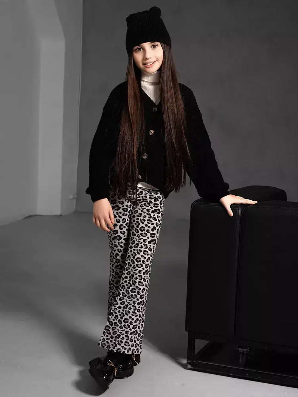 Брюки клеш трикотажные для детей и подростков