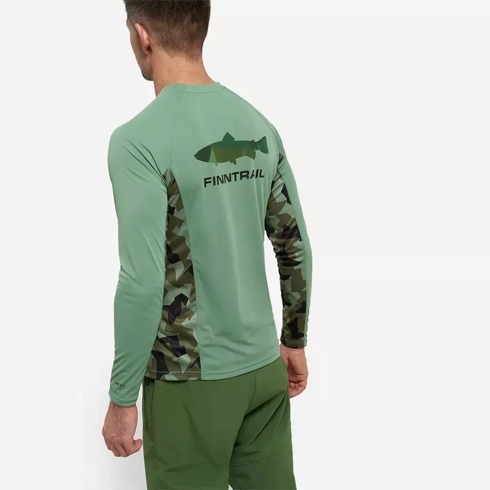 ЛОНГСЛИВ FINNTRAIL WAVE FISH CAMOARMY