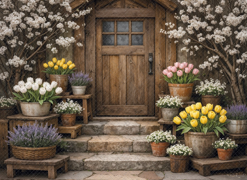 Весенний сюжет 01.2026 - фон неопреновый