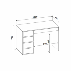 Стол компьютерный №13