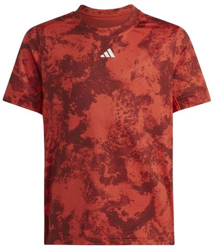 Детская теннисная футболка Adidas Boys Roland Garros T-Shirt - preloved red