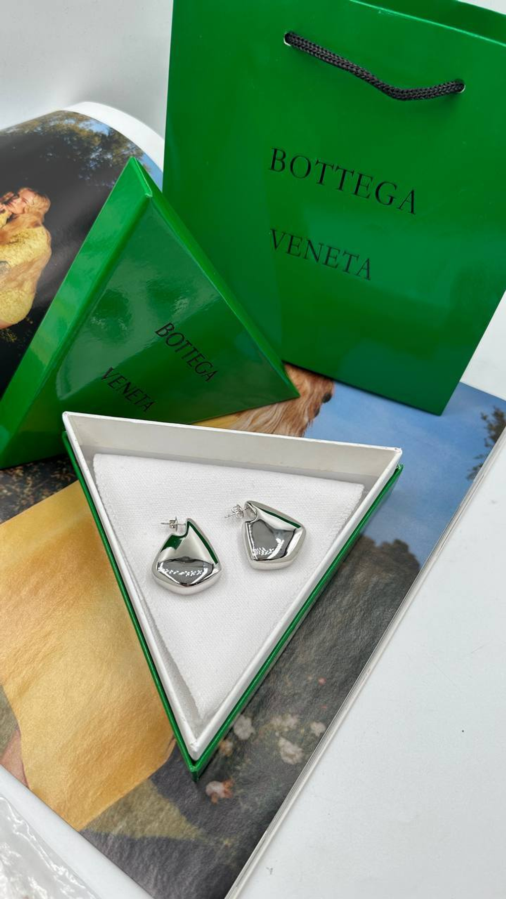 Серьги Bottega Veneta