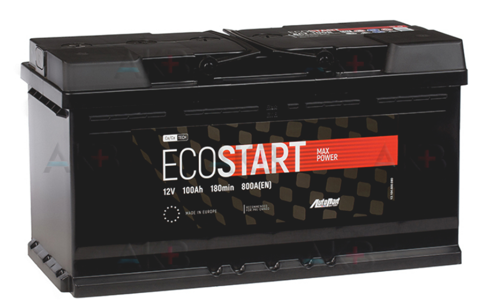 аккумулятор Ecostart 100R (800А 353x175x190) (Турция)