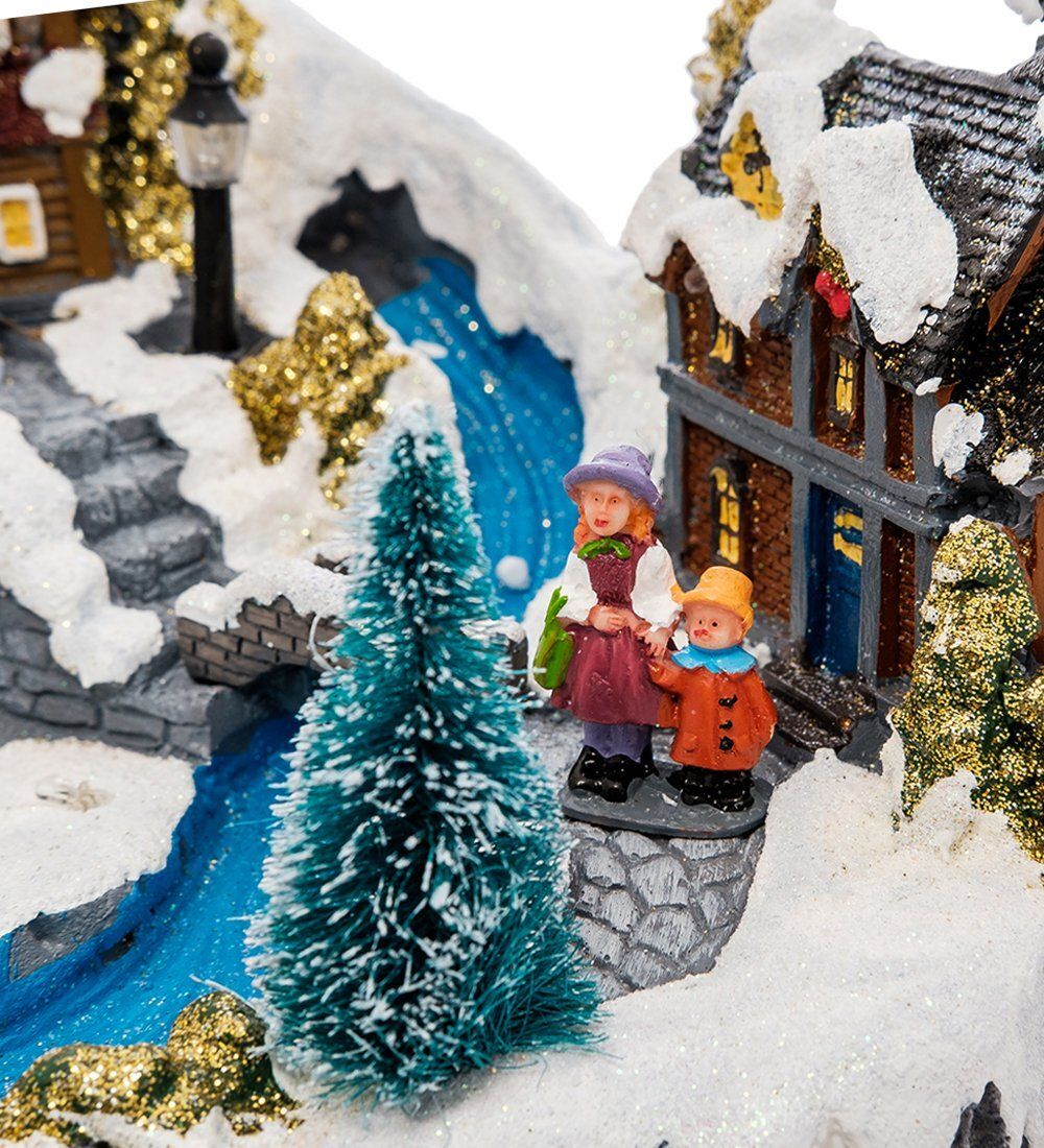 XM-704 Музыкальная новогодняя миниатюра с подсветкой