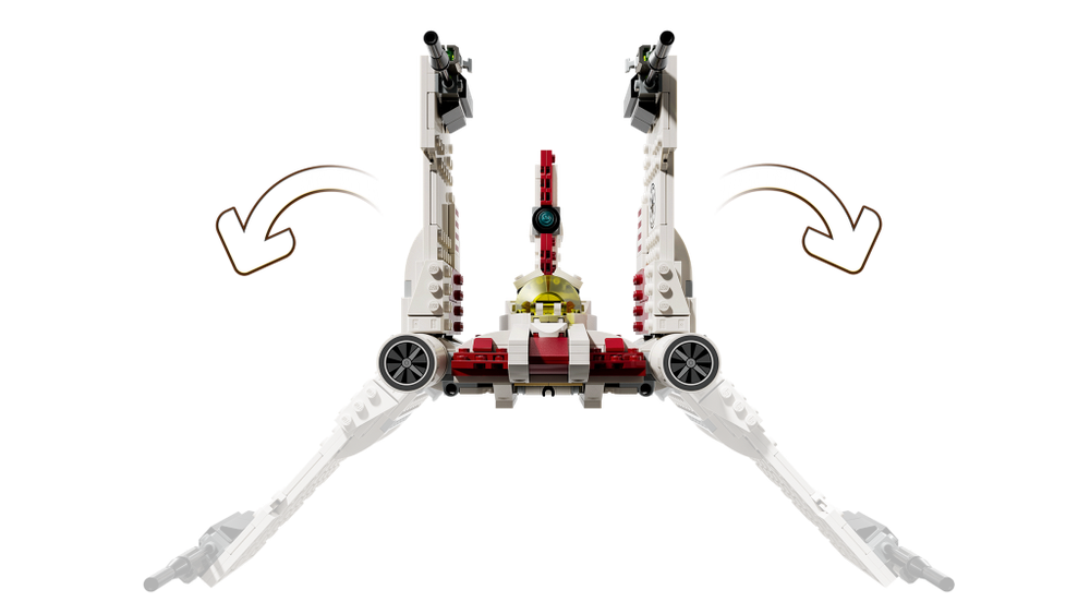 LEGO Star Wars 75432 V-19 Torrent Starfighter — легендарный истребитель из Clone Wars