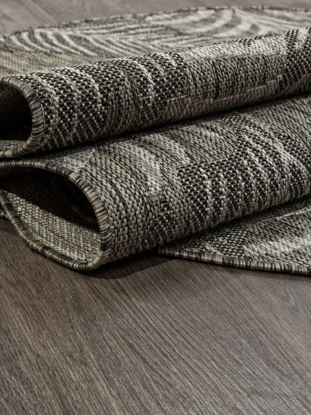 Ковер S132 - GRAY - Овал - коллекция KAIR размер 160*230 см