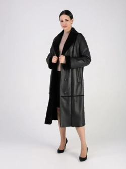 Дубленка зимняя натуральная длинная