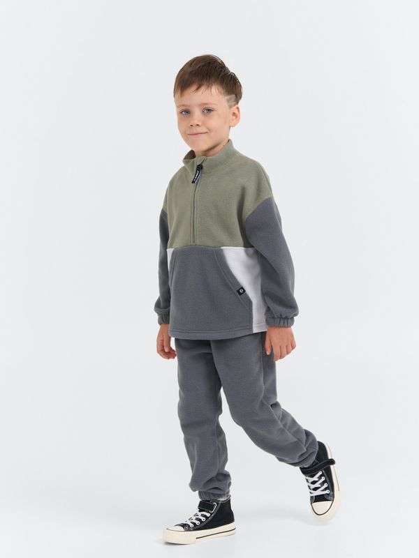 Олимпийка флисовая Колор блок 