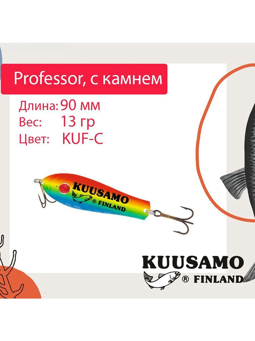 Блесна для рыбалки Kuusamo Professor