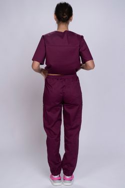 Брюки-джоггеры женские  MedicLine (Dark Magenta)