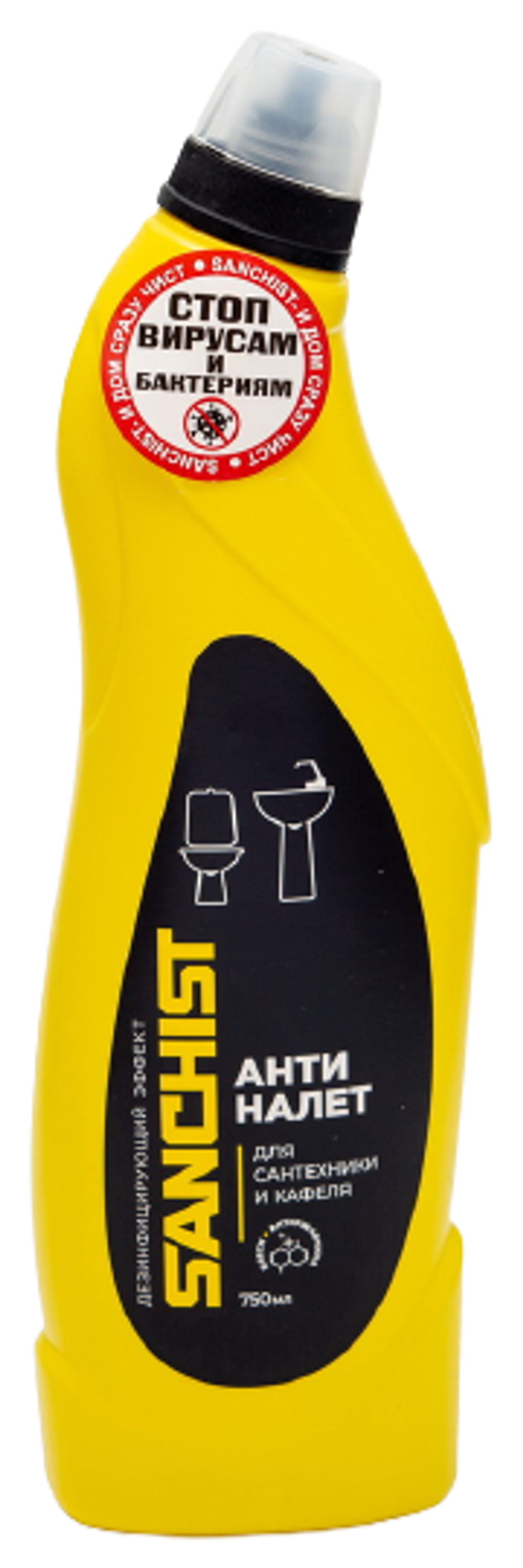 ГЕЛЬ SANCHIST АНТИНАЛЕТ ДЛЯ САНТЕХНИКИ И КАФЕЛЯ 750МЛ