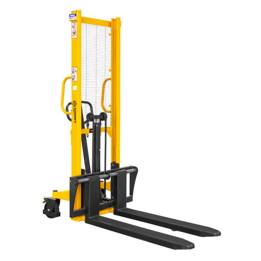 Ручной гидравлический штабелер SDA 1516 (1500 кг; 1,6 м; вилы 300-850 мм) SMARTLIFT (SMART)